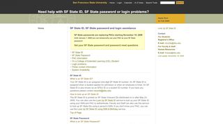 
                            12. SF State ID, SF State password and login assistance - San Francisco ...