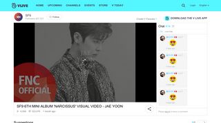 
                            12. sf9 6th mini album 'narcissus' visual video - jae yoon - V LIVE