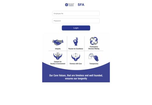 
                            2. SFA - Login