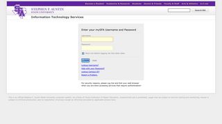 
                            11. SFASU – Central Authentication Service