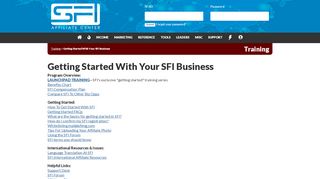 
                            3. SFI | Getting Started With Your SFI Business