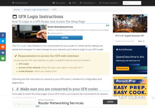 
                            3. SFR Login: How to Access the Router Settings | RouterReset