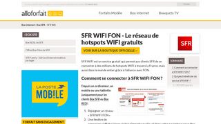 
                            7. SFR WIFI FON - Le réseau de hotspots WIFI gratuits | alloforfait.fr