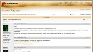 
                            3. sftp als root › Systemverwaltung, Installation, Update › Ältere ...