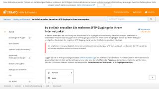 
                            6. SFTP-Zugangsrechte zur STRATO Domain genau abstimmen