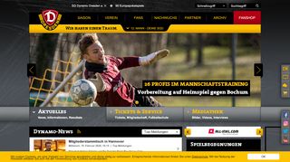 
                            2. SG Dynamo Dresden e.V. - Offizielle Website