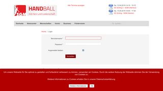 
                            10. SG Moosburg Handball - Login