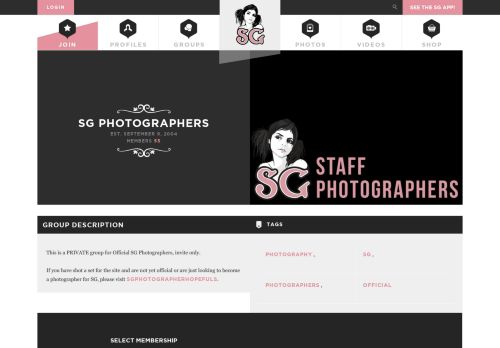 
                            4. SG Photographers - Member sign up | SuicideGirls