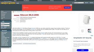 
                            9. SG :: Sitecom WLX-2006 Wireless Range Extender