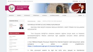 
                            11. sgk medula sistemi ile ilgili önemli açıklamalar - TEB 25. BÖLGE ...