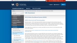 
                            13. SGLI Online Enrollment System (SOES) - Life Insurance