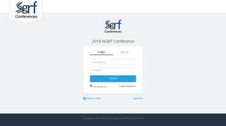 
                            11. SGRF Conferences - (NGBT) Conference