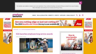 
                            8. SGS launches employee long service awards - Employee Benefits