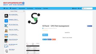 
                            11. SGTrack – GPS Fleet management » Best App for Apple iPhone, IPad ...