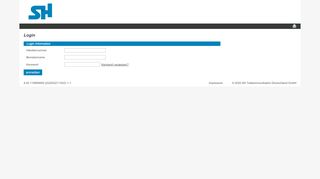 
                            1. SH Dienstewirtschaft: Login