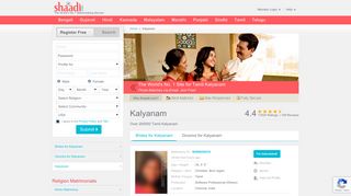 
                            9. Shaadi.com - Fastest Growing Site for Kalyanam, Marriage ...