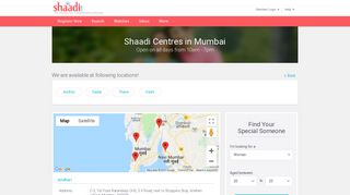 
                            3. Shaadi.com - Matrimonial, Marriage Bureau in Mumbai