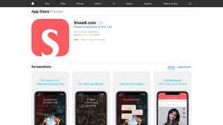 
                            12. Shaadi.com on the App Store - iTunes - Apple