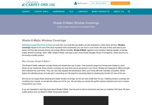 
                            8. Shade O Matic Window Coverings | Chilliwack Carpet One Floor ...
