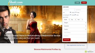 
                            10. Shadi.com - The original Matrimonial site for Shadi® and Matchmaking