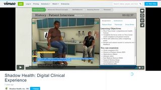 
                            4. Shadow Health: Digital Clinical Experience on Vimeo