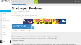 
                            3. Shadowgun: Deadzone - Descargar