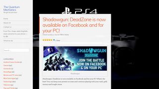 
                            11. Shadowgun: DeadZone is now available on Facebook and for your PC!