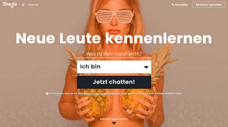 
                            8. Shagle: kostenloser Zufalls-Videochat – coole neue Leute kennenlernen