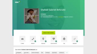
                            11. Shahab Gabriel Behzumi - Inhaber - b-zOOmi | XING
