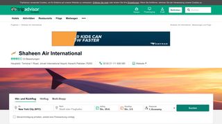 
                            4. Shaheen Air International - Bewertungen und Flüge - TripAdvisor