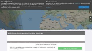 
                            9. Shaheen Air International flight NL441 - Flightradar24