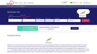 
                            7. Shaheen Air | SAVE 190 SAR on Shaheen Airline Online Booking