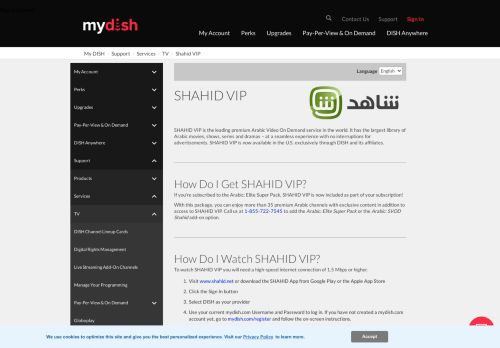 
                            11. Shahid | MyDISH | DISH Customer Support