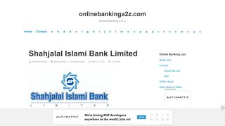 
                            8. Shahjalal Islami Bank Limited – onlinebankinga2z.com - ...