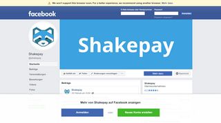 
                            4. Shakepay - Startseite | Facebook