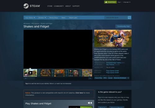 
                            6. Shakes and Fidget on Steam