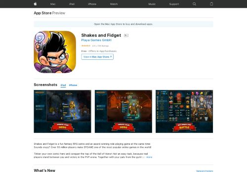 
                            12. Shakes and Fidget on the App Store - iTunes - Apple