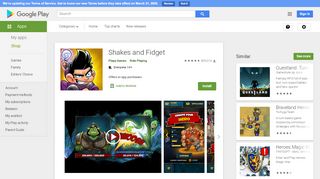 
                            9. Shakes és Fidget – Alkalmazások a Google Playen