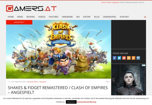 
                            12. Shakes & Fidget Remastered / Clash of Empires - Angespielt - Gamers ...
