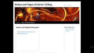 
                            11. Shakes und Fidget Browsergame | Shakes and Fidget s10 Server 10 ...