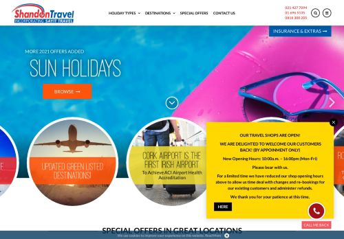 
                            11. Shandon Travel: Travel Agents Cork - Great Holiday Deals