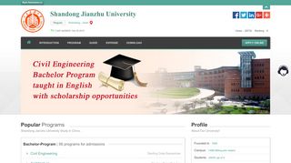 
                            5. Shandong Jianzhu University |Apply Online | Study in china ...