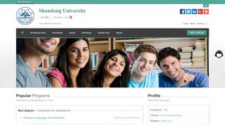 
                            4. Shandong University |Apply Online | Study in china & sdu ...