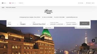 
                            4. Shanghai Hotel: Luxury Hotel in Shanghai, China -Fairmont Peace ...