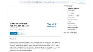 
                            10. SHANGHAI MOONTON TECHNOLOGY CO., LTD | LinkedIn