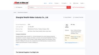 
                            5. Shanghai Wealth-Maker Industry Co., Ltd.: China Ball Valve ...