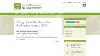 
                            9. Shangri-La: At the Heart of a Biodiversity Hotspot (2008) | Harvard ...