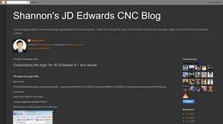 
                            8. Shannon's JD Edwards CNC Blog: Customising the login for JD ...