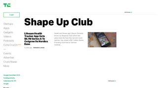 
                            11. Shape Up Club | TechCrunch
