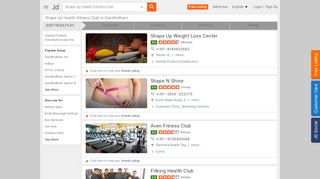 
                            10. Shape Up Health Fitness Club in Gandhidham - Justdial